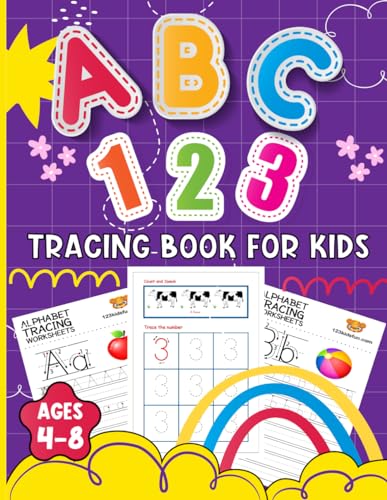 ABC 123: Tracing Book For Kids von Independently published